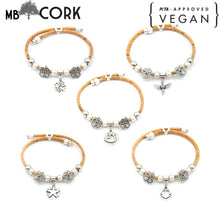 Afbeelding in Gallery-weergave laden, Natuurlijke Kurkarmband Diverse Soorten met Verstelbare Maat